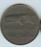 Original Porsche Calendar Coin 1986