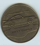Original Porsche Calendar Coin 1991
