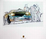 Porsche 911 Cabriolet, Poster 2001
