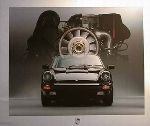 Porsche 911 Poster, 1986