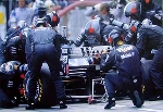 Mika Hakkinen Barcelona 1997 Foto