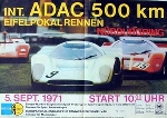 Original Rennplakat 1971 Int Adac