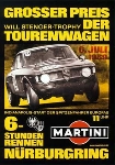 Alfa Romeo Nürburgring-rennen Poster Reprint