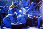Boxenstopp Benetton-renault Australia 1996 Melbourne