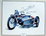 Swallow Super Sports Seitenwagen, Jaguar Original Poster 1986