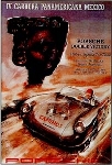 Porsche Carrera Panamericana Mexico 1953 - Porsche Reprint - Small Poster