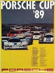 Porsche Original Rennplakat 1989 - Porsche Cup - Gut Erhalten