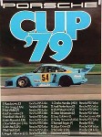 Porsche Original Rennplakat 1979 - Porsche Cup - Gut Erhalten