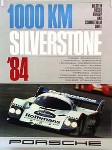 Porsche Original 1984 - 1000 Km Silverstone - Gut Erhalten