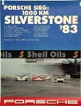 Porsche Original 1983 - Sieg 1000 Km Silverstone - Gut Erhalten