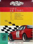 Porsche Original Rennplakat 1986 - Turbocup - Leichte Gebrauchsspuren