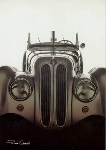 Bmw 328 Automobile Car Postcards - Postkarte Reprint