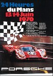 Porsche Postkarte - 24 Stunden Von Le Mans 1970
