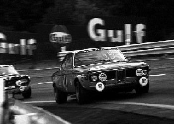 24 Hours Of Spa 1970. Huber And Kelleners In Their Bmw Alpina 2800 Cs.