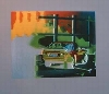 Porsche 924 Poster, 1985