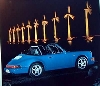 Porsche 911 Targa Poster, 1992