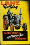 Lanz Bulldog 1950, Schlepper Poster