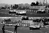 24 Hours Of Le Mans. Ickx /oliver In Their Ford Gt 40 Und Herrmann/larrousse In Their Porsche 908.