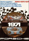 Porsche Race Poster World Champion 1971