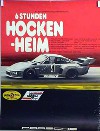 Porsche Original Rennplakat 1977 - Porsche 935 6 Stunden Hockenheim - Gut Erhalten