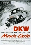 Dkw 3=6 Rennen Plakat 1955