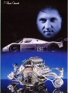 Michael Schumacher Drove Mercedes Benz - Postcard Reprint
