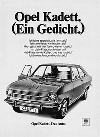 Opel Kadett Anzeige 1970