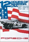 Porsche Postkarte - 12 Stunden Von Sebring 1971